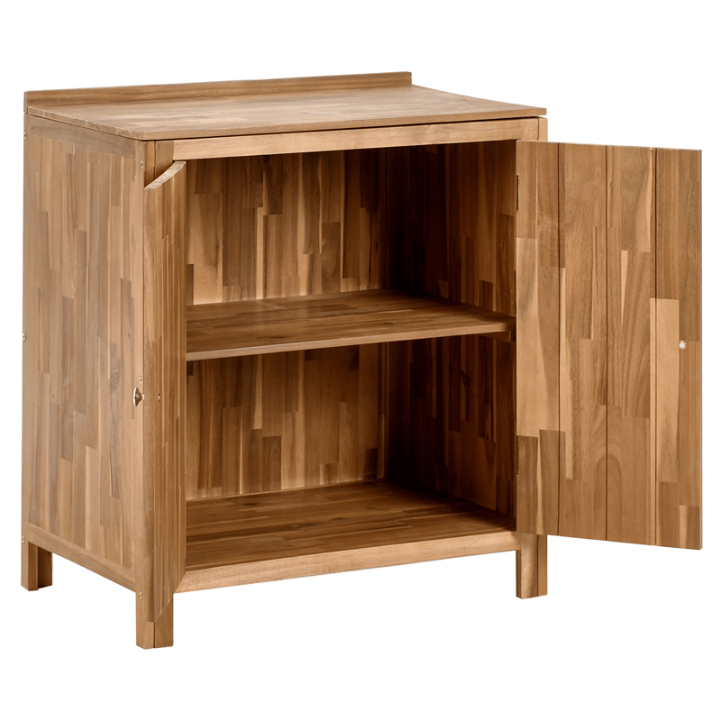 Køkkenskab til udendørs brug Venosa akacietræ 50x80 cm - Brun - Have - Grill - Udekøkken - Komplette udekøkkener