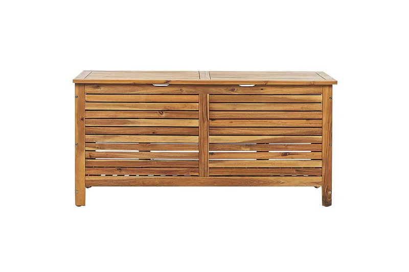 Låda Beliani Riviera Ljus trä Light wood - Havemøbler - Pudeopbevaring & havemøbelovertræk - Hyndeboks
