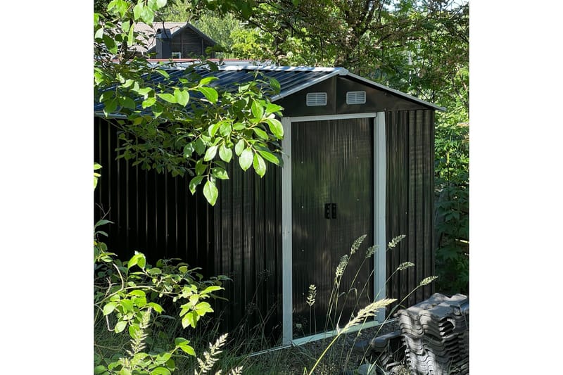 Redskabsskur 5,3 m² | Dobbelt skydedør | Basis inkl. - Have - Udestue & fritidshus - Opbevaringsskur & haveskur - Redskabskur