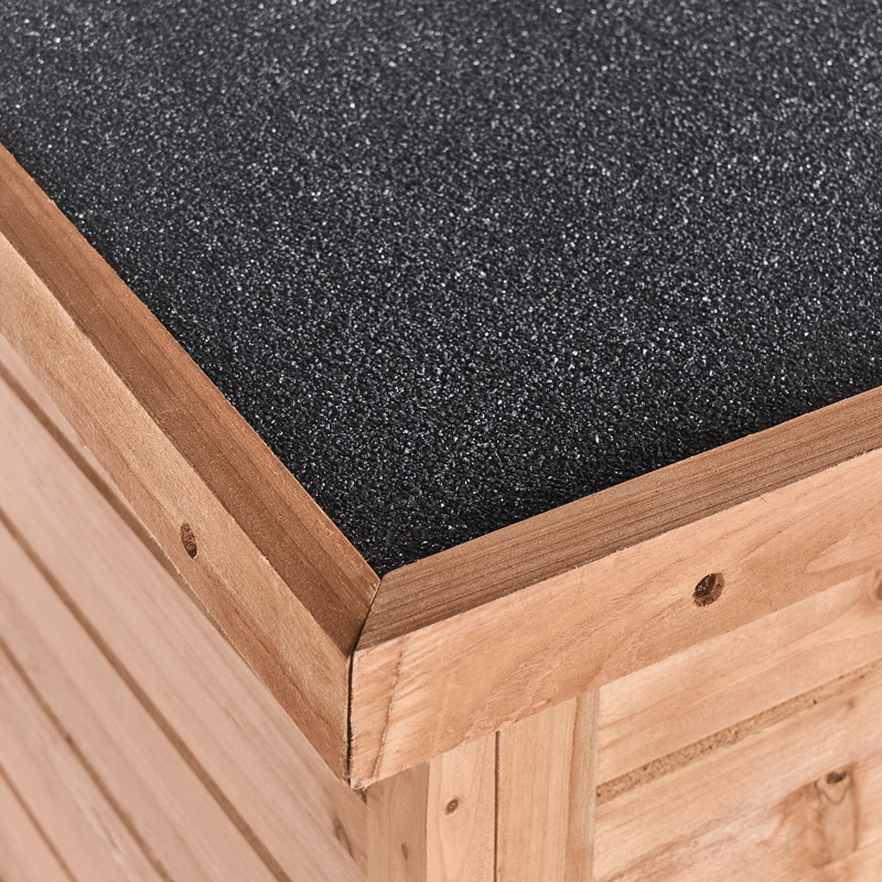 Redskabsskur Arsego 67x96 cm - Brun - Have - Udestue & fritidshus - Opbevaringsskur & haveskur - Redskabsskur