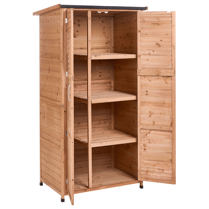 Redskabsskur Arsego 67x96 cm - Brun - Have - Udestue & fritidshus - Opbevaringsskur & haveskur - Redskabsskur