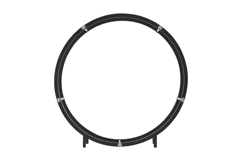 Brændestativ 70 X 20 X 70 Cm Stål Sort - Sort - Have - Udestue & fritidshus - Opbevaringsskur & haveskur - Redskabsskur