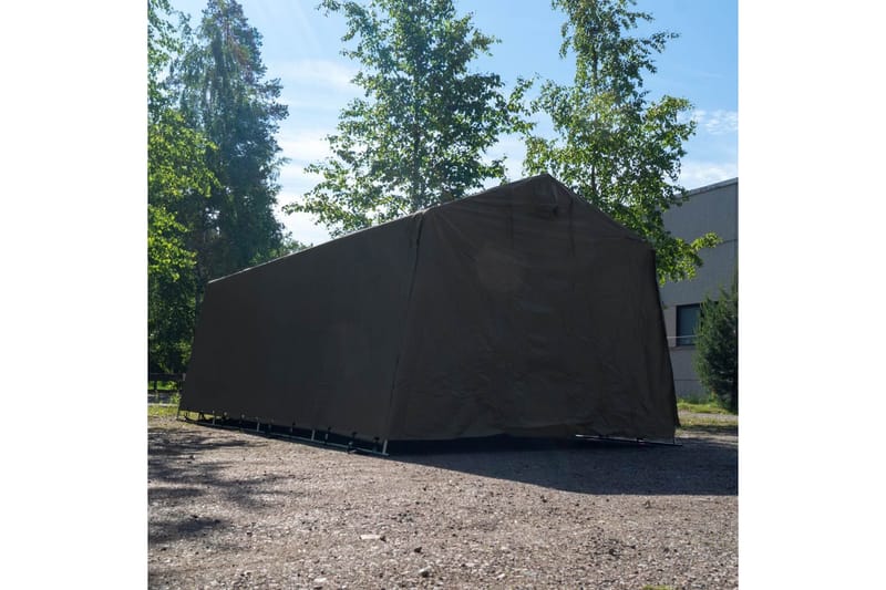 Fornorth Portabel Garage 3,4x7 m - Grå - Have - Udestue & fritidshus - Opbevaringsskur & haveskur - Redskabsskur