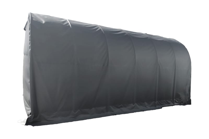 Fornorth Portabelt Garage 4x8 m - Grå - Have - Udestue & fritidshus - Opbevaringsskur & haveskur - Redskabsskur