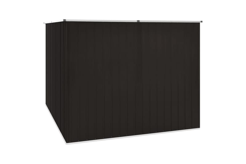 haveskur 195x198x159 cm galvaniseret stål brun - Brun - Have - Udestue & fritidshus - Opbevaringsskur & haveskur - Redskabsskur