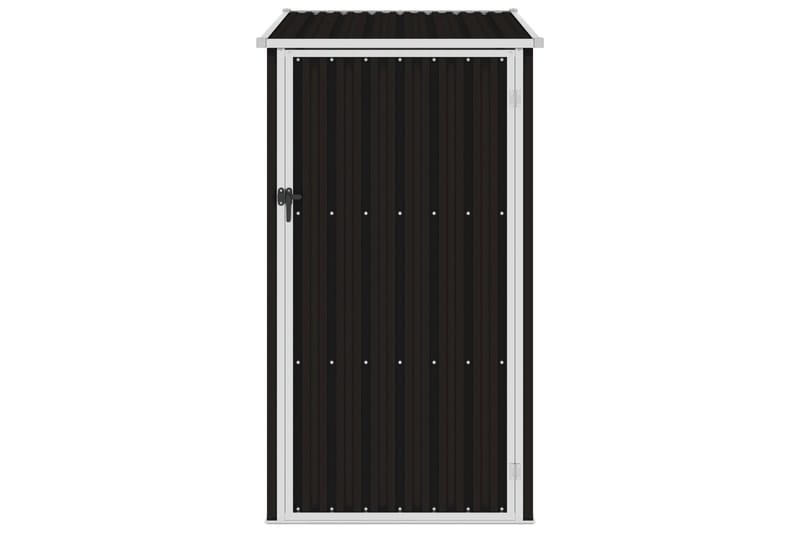 Haveskur 87x98x159 cm Galvaniseret Stål Brun - Have - Udestue & fritidshus - Opbevaringsskur & haveskur - Redskabsskur