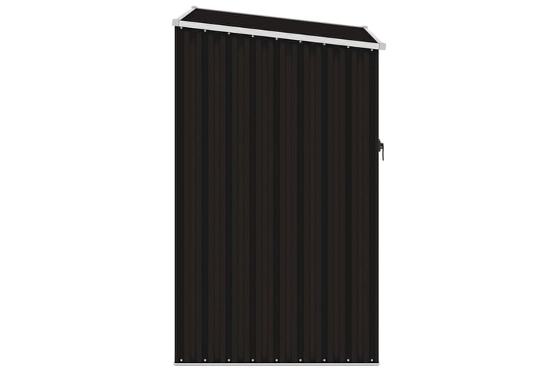 Haveskur 87x98x159 cm Galvaniseret Stål Brun - Have - Udestue & fritidshus - Opbevaringsskur & haveskur - Redskabsskur