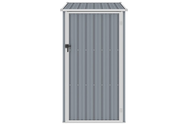 Haveskur 87x98x159 cm Galvaniseret Stål Grå - Have - Udestue & fritidshus - Opbevaringsskur & haveskur - Redskabsskur