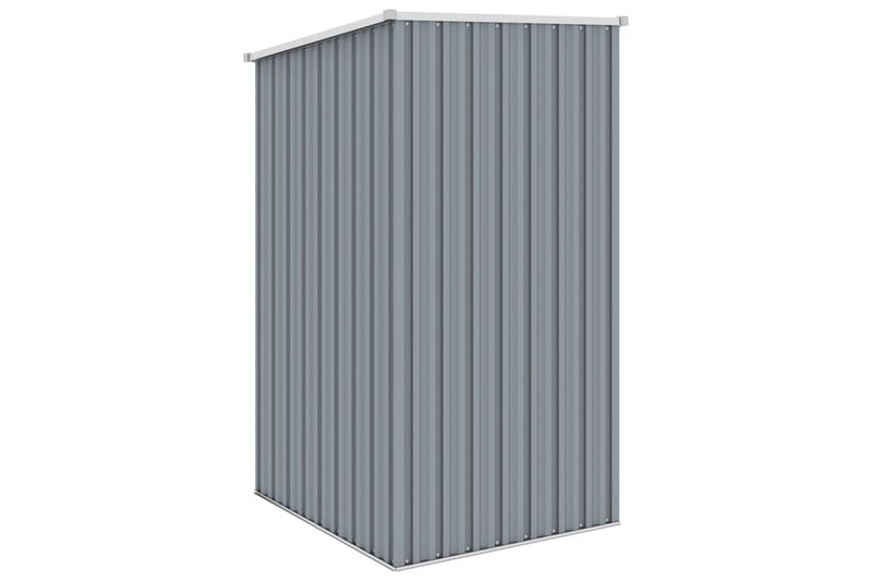 Haveskur 87x98x159 cm Galvaniseret Stål Grå - Have - Udestue & fritidshus - Opbevaringsskur & haveskur - Redskabsskur