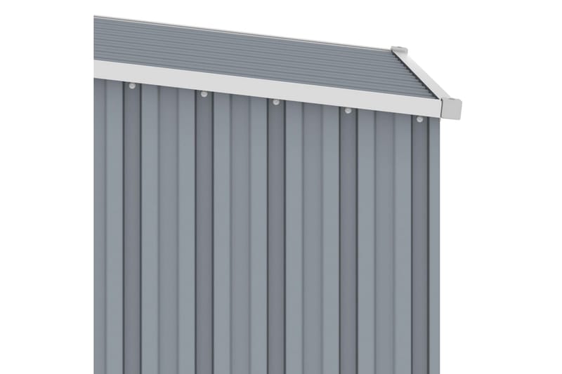 Haveskur 87x98x159 cm Galvaniseret Stål Grå - Have - Udestue & fritidshus - Opbevaringsskur & haveskur - Redskabsskur