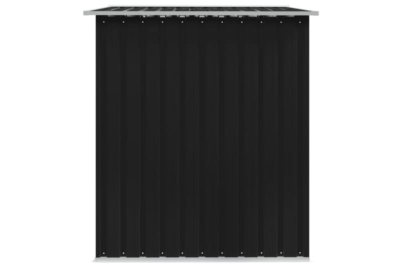 Opbevaringsskur Til Haven 257x205x178 cm Stål Antracitgrå - Have - Udestue & fritidshus - Opbevaringsskur & haveskur - Redskabsskur