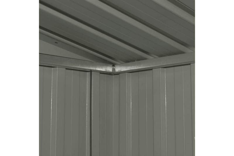Opbevaringsskur Til Haven 257x205x178 cm Stål Antracitgrå - Have - Udestue & fritidshus - Opbevaringsskur & haveskur - Redskabsskur