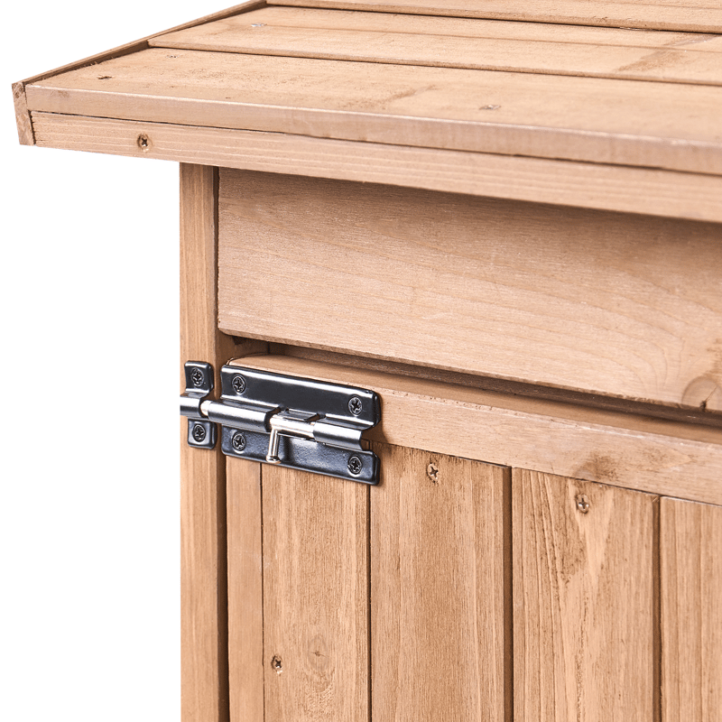 Redskabsskur Toffia 127 cm 66 cm - Brun - Have - Udestue & fritidshus - Opbevaringsskur & haveskur - Redskabsskur