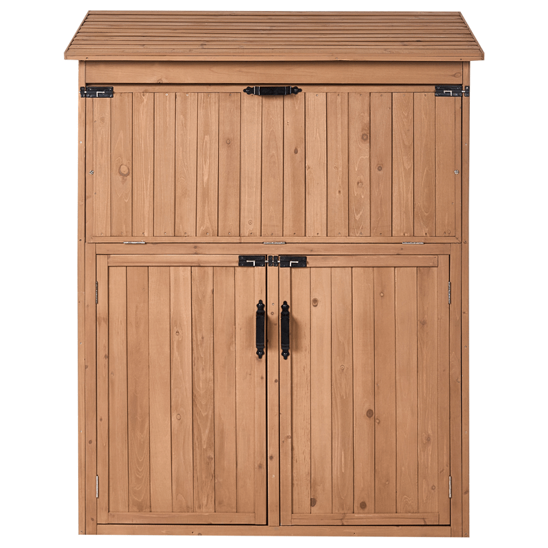 Redskabsskur Toffia 127 cm 66 cm - Brun - Have - Udestue & fritidshus - Opbevaringsskur & haveskur - Redskabsskur