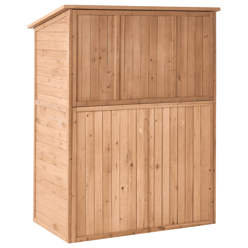 Redskabsskur Toffia 127 cm 66 cm - Brun - Have - Udestue & fritidshus - Opbevaringsskur & haveskur - Redskabsskur