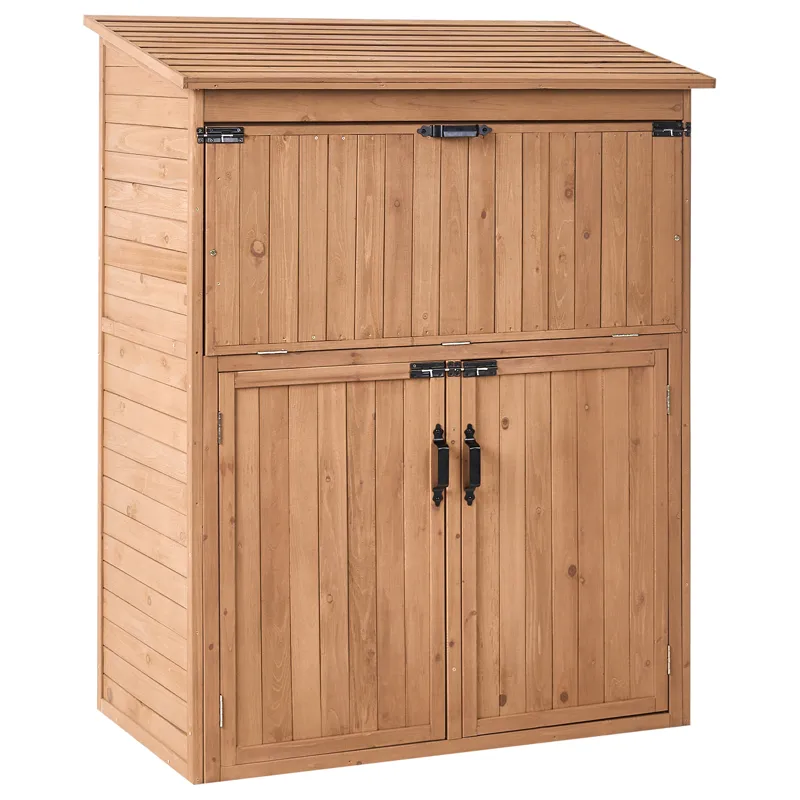 Redskabsskur Toffia 127 cm 66 cm, Brun