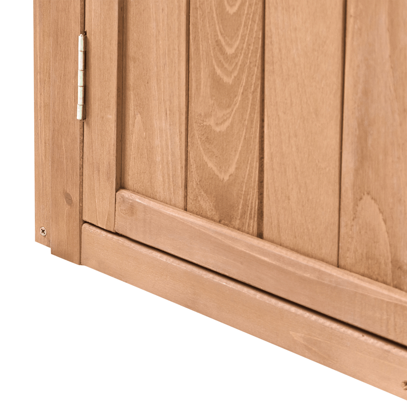 Redskabsskur Toffia 127 cm 66 cm - Brun - Have - Udestue & fritidshus - Opbevaringsskur & haveskur - Redskabsskur