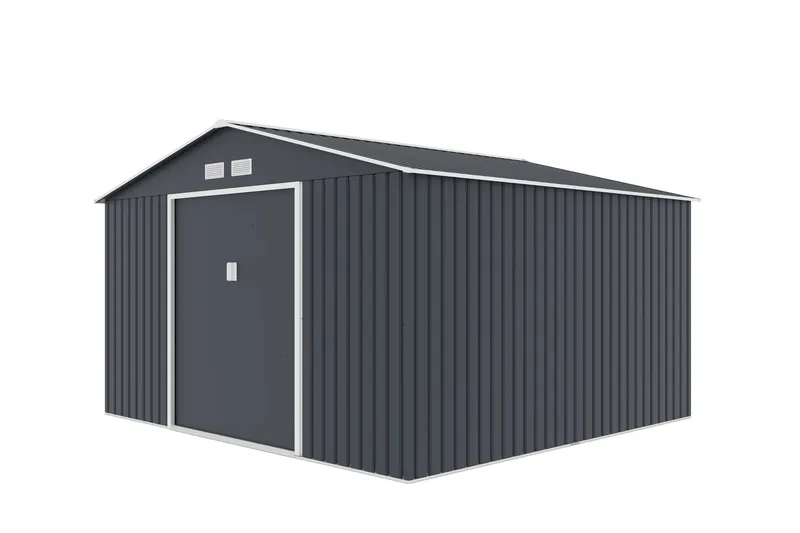 Skur og redskabsrum Jerone 11 m² Mørkegrå - Have - Udestue & fritidshus - Opbevaringsskur & haveskur - Redskabsskur