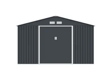 Skur og redskabsrum Jerone 11 m² Mørkegrå - Have - Udestue & fritidshus - Opbevaringsskur & haveskur - Redskabsskur
