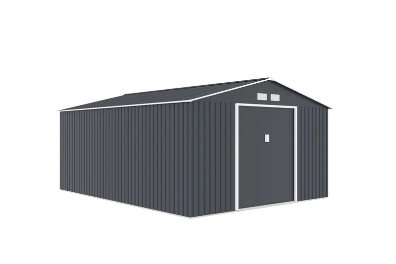 Skur og redskabsrum Jerone 15,3 m² Mørkegrå, undefined