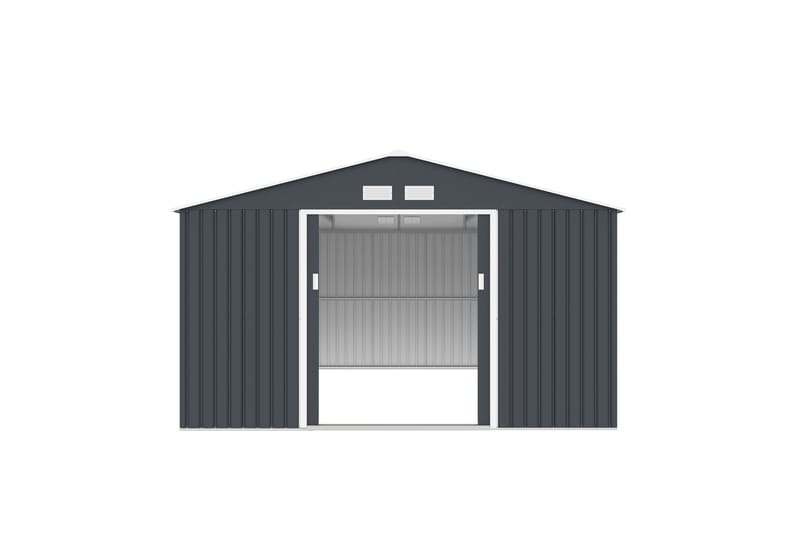 Skur og redskabsrum Jerone 15,3 m² Mørkegrå - Have - Udestue & fritidshus - Opbevaringsskur & haveskur - Redskabsskur