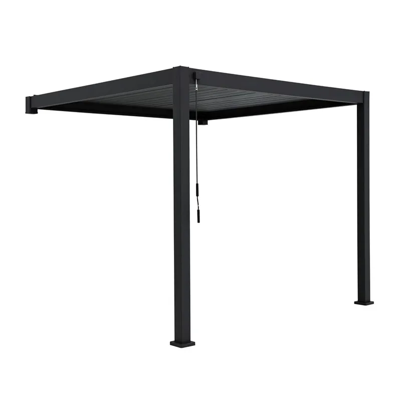 Pavillon Örnvik-111 3x4M vægmonteret, mørkegrå