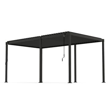 Pavillon HOME4YOU Mirador-80 mørkegrå 3x5 m - Mørkegrå - Have - Udestue & fritidshus - Lysthus