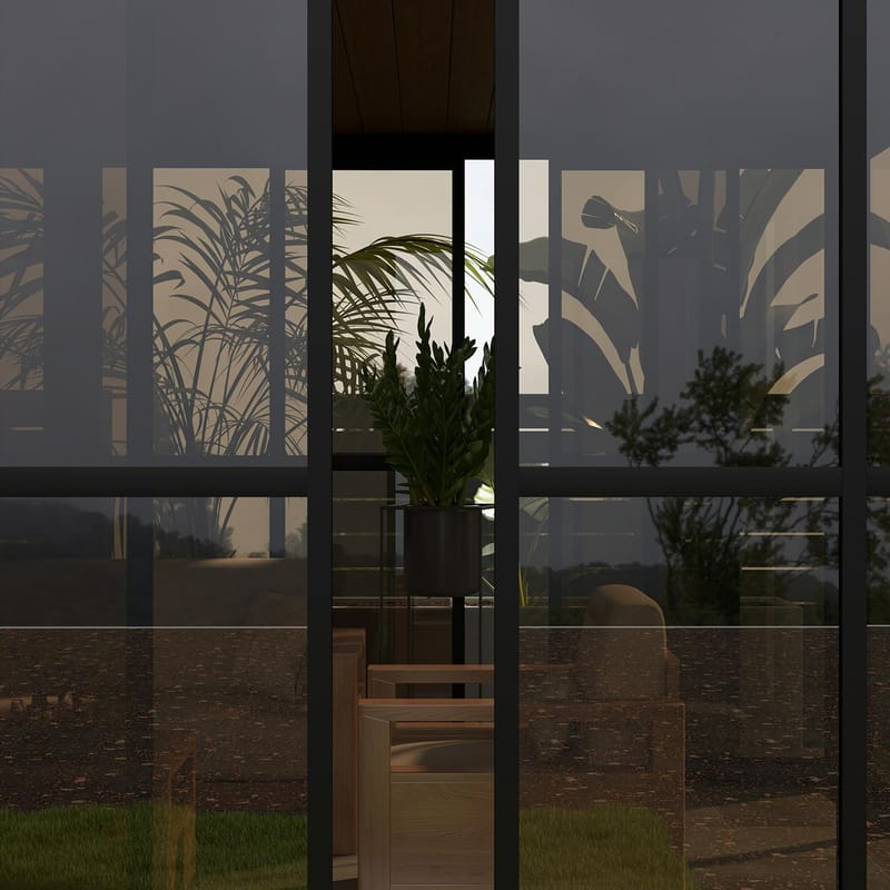 PC skydevæg til pavillon HOME4YOU Mirador-111 4 m - Mørkegrå - Have - Udestue & fritidshus - Lysthus