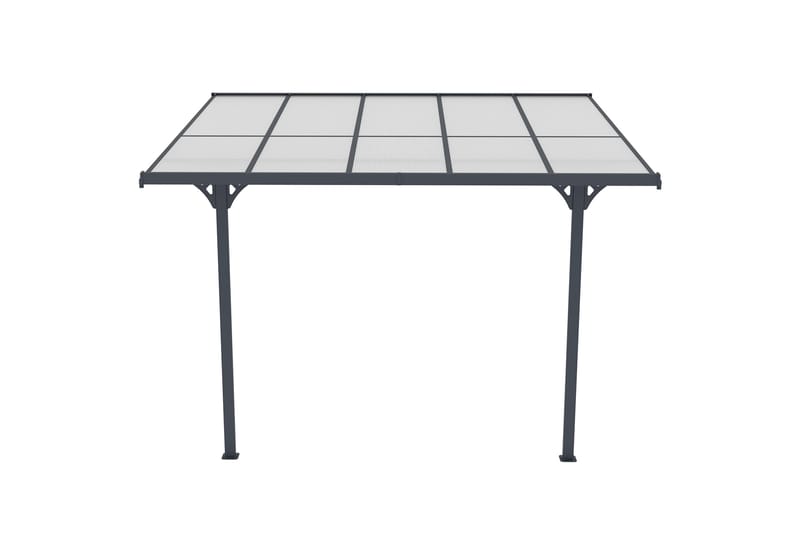 Fornorth Terrassetag 313x254x220-260 cm - Mørk Grå - Have - Udestue & fritidshus - Samlesæt udestue - Udestuetag