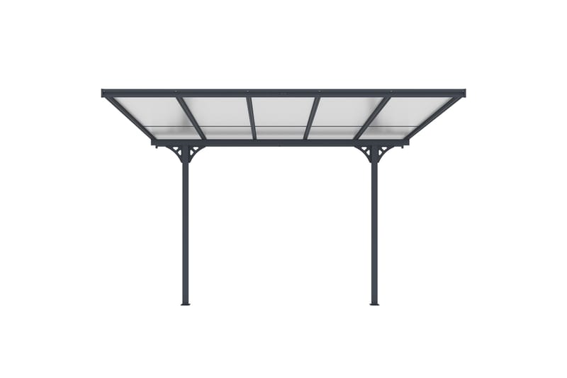 Fornorth Terrassetag 313x254x220-260 cm - Mørk Grå - Have - Udestue & fritidshus - Samlesæt udestue - Udestuetag