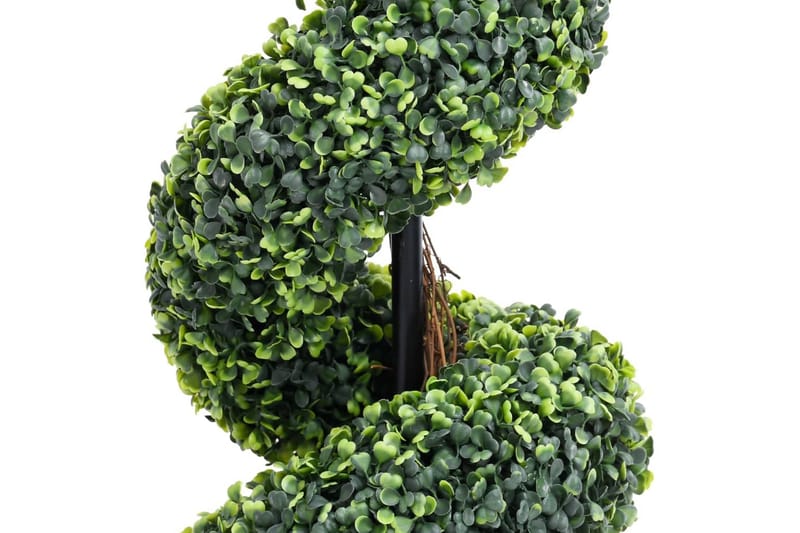 kunstig buksbom med krukke 100 cm spiralformet grøn - Grøn - Balkonblomster - Kunstige planter