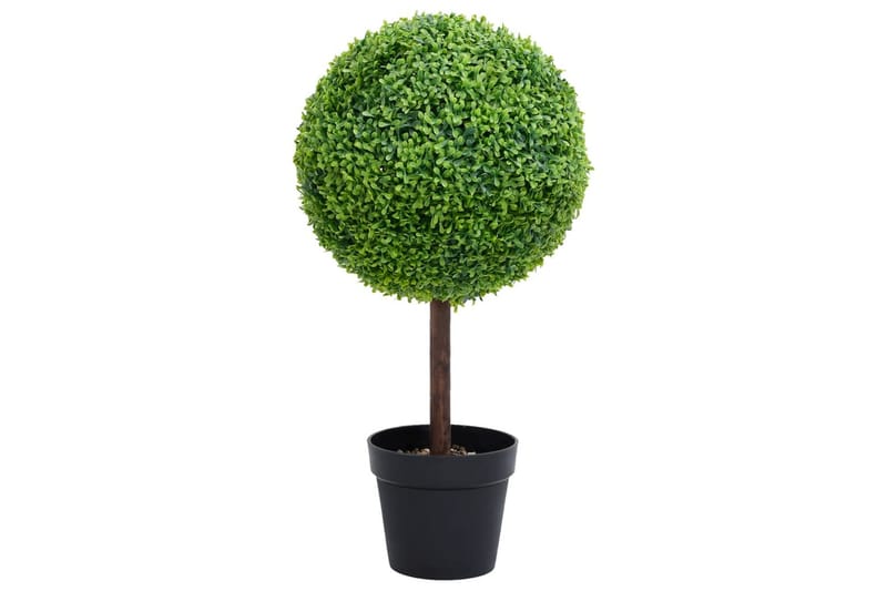 kunstig buksbom med krukke 50 cm kugleformet grøn - Grøn - Balkonblomster - Kunstige planter