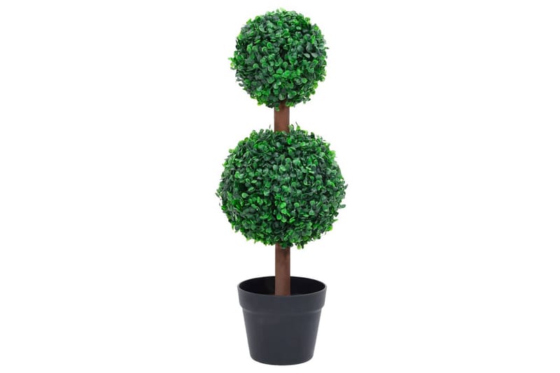 kunstig buksbom med krukke 60 cm kugleformet grøn - Grøn - Balkonblomster - Kunstige planter