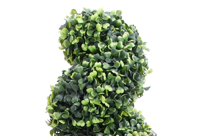 kunstig buksbom med krukke 89 cm spiralformet grøn - Grøn - Balkonblomster - Kunstige planter