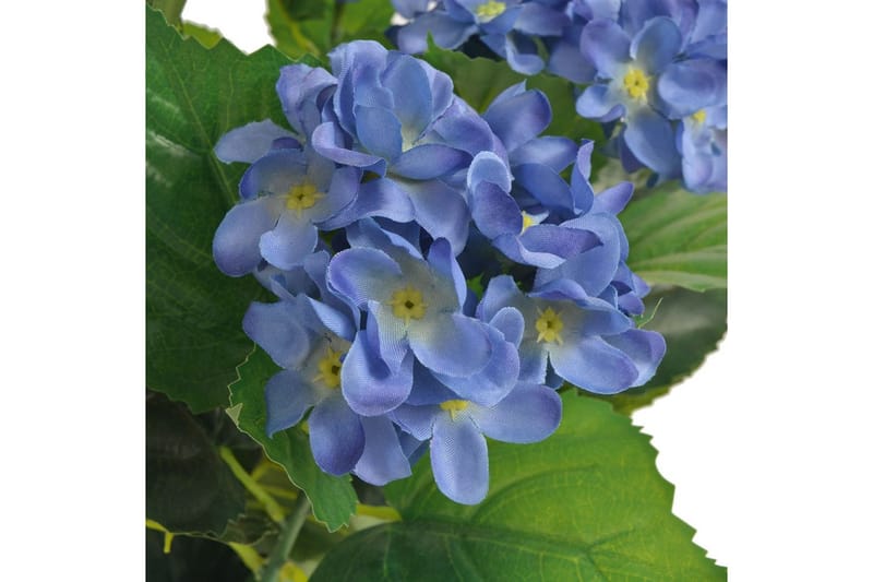 Kunstig Hortensia-Plante Med Potte 60 Cm Blå - Flerfarvet - Balkonblomster - Kunstige planter