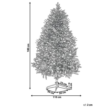 Kunstig juletræ Palomar - 110x110x180 cm - Boligtilbehør - Julepynt & højtidsdekorationer - Juelpynt og juledekoration - Plastik juletræ