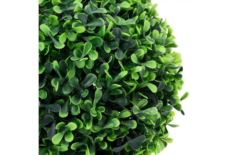 kunstige buksbom med krukker 2 stk. 27 cm kugleformet grøn - Grøn - Balkonblomster - Kunstige planter
