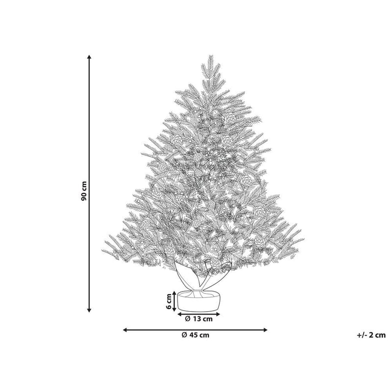 Kunstigt snedækket juletræ Maligne - Boligtilbehør - Julepynt & højtidsdekorationer - Juelpynt og juledekoration - Plastik juletræ