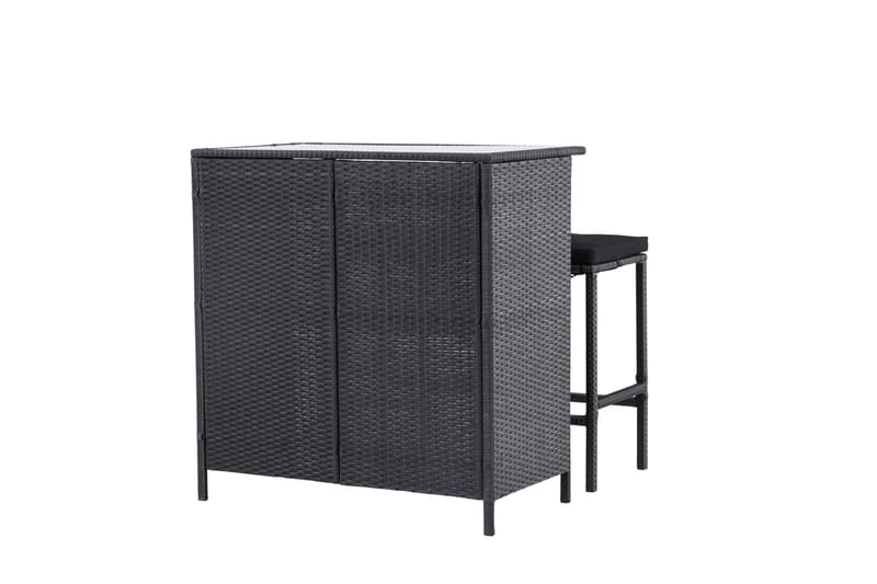 Knock Altangruppe 2-personers - Sort - Havemøbler - Balkon - Balkonmøbler - Altansæt