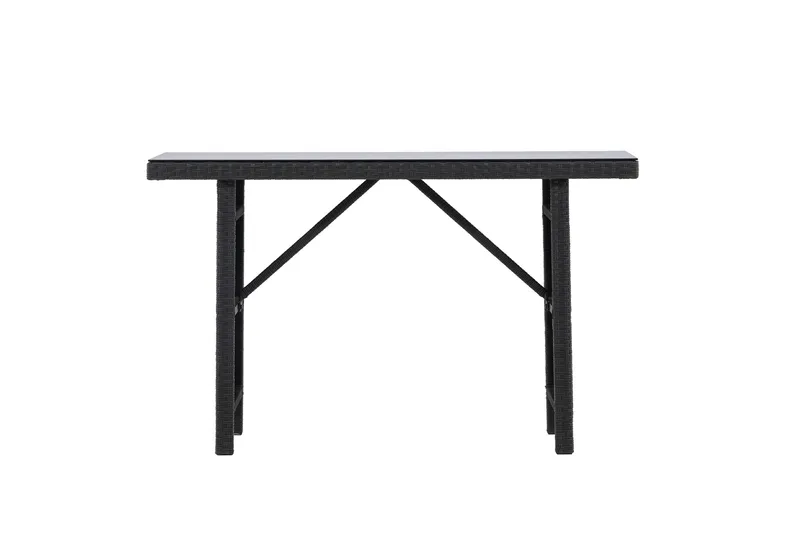 Padova Sidebord 40x120 cm - Sort - Havemøbler - Balkon - Balkonmøbler - Altanborde