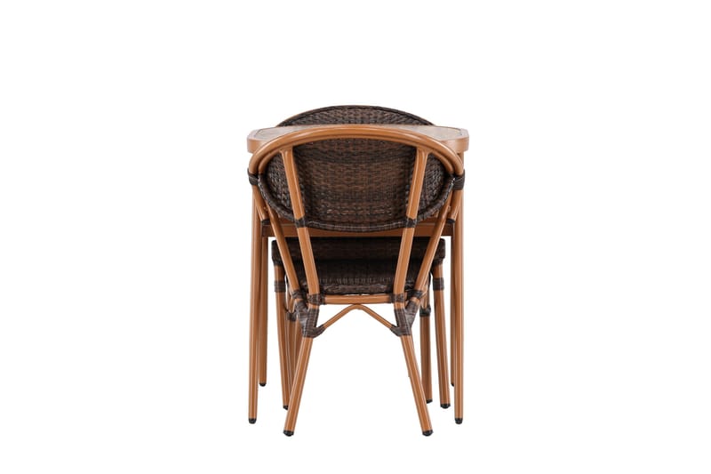 Abrantes Altangruppe 2-personers - Brun - Havemøbler - Balkon - Balkonmøbler - Altansæt