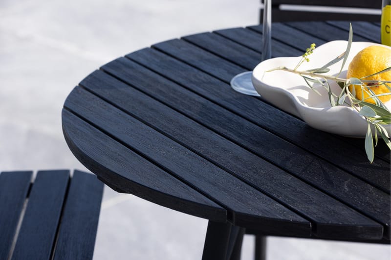 Mexico Altangruppe 4-personers - Sort - Havemøbler - Balkon - Balkonmøbler - Altansæt