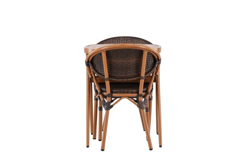 Abrantes Altangruppe 2-personers - Brun - Havemøbler - Balkon - Balkonmøbler - Altansæt