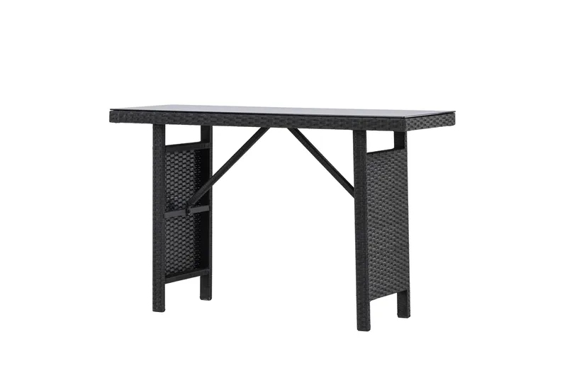 Padova Sidebord 40x120 cm - Sort - Havemøbler - Balkon - Balkonmøbler - Altanborde