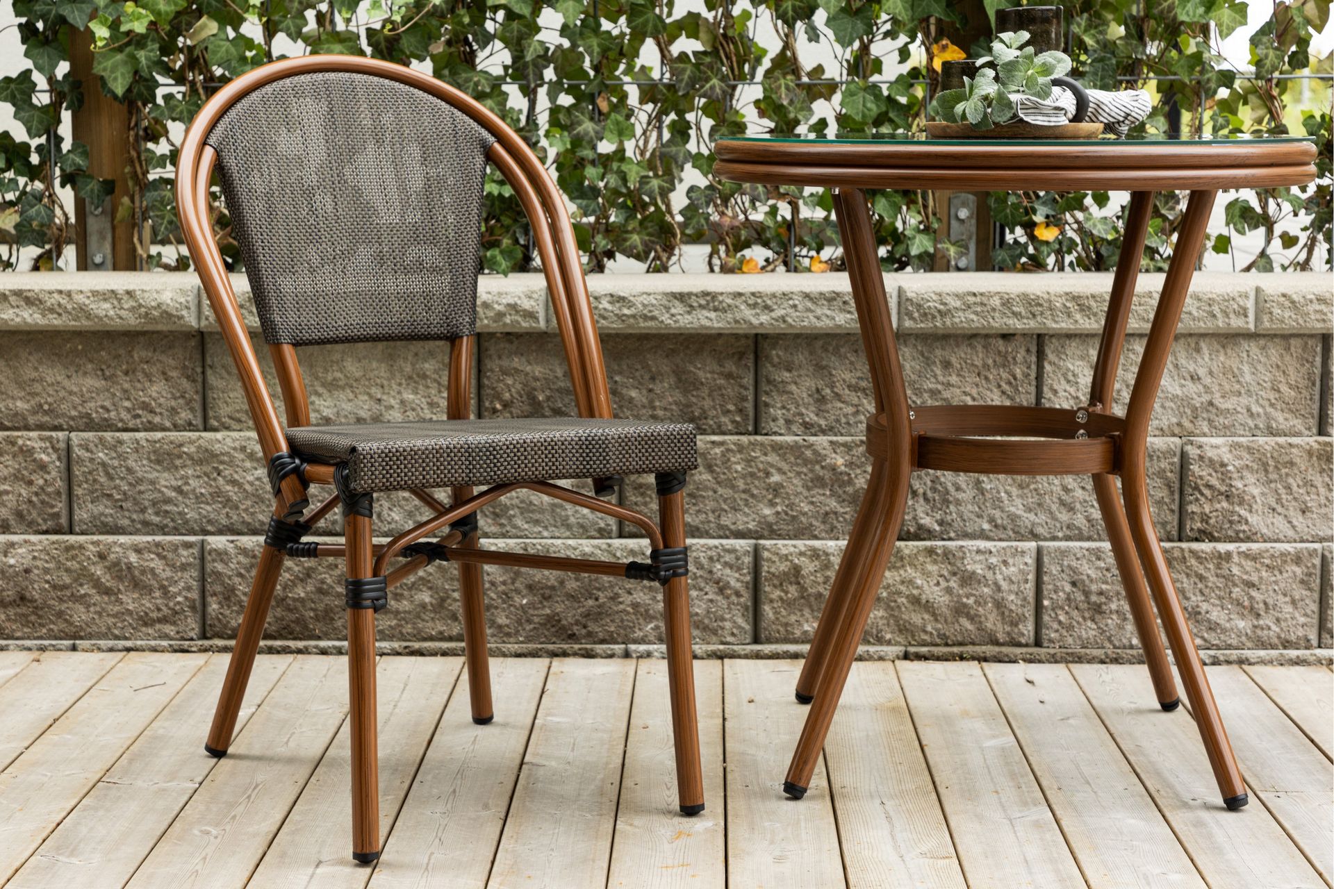 Guarda Spisestol 50 cm - Sort - Havemøbler - Balkon - Balkonmøbler - Altanstole