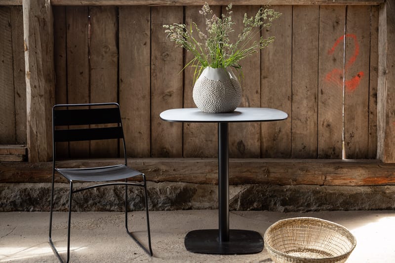 Milano Cafébord 70 cm - Sort - Havemøbler - Balkon - Balkonmøbler - Altanborde
