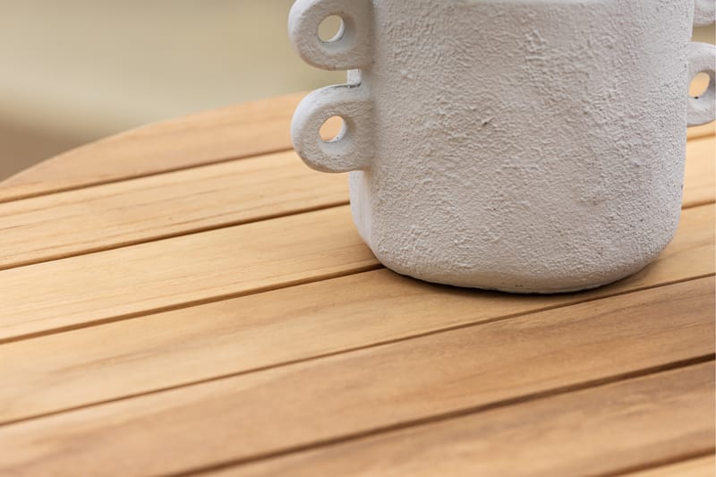 Holmsund Cafébord 65 cm - Natur/ Sølv - Havemøbler - Balkon - Balkonmøbler - Altanborde