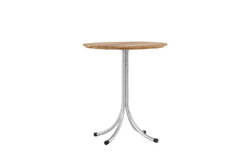 Holmsund Cafébord 65 cm - Natur/ Sølv - Havemøbler - Balkon - Balkonmøbler - Altanborde