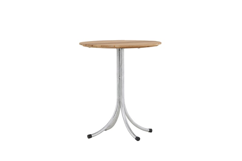 Holmsund Cafébord 65 cm - Natur/ Sølv - Havemøbler - Balkon - Balkonmøbler - Altanborde