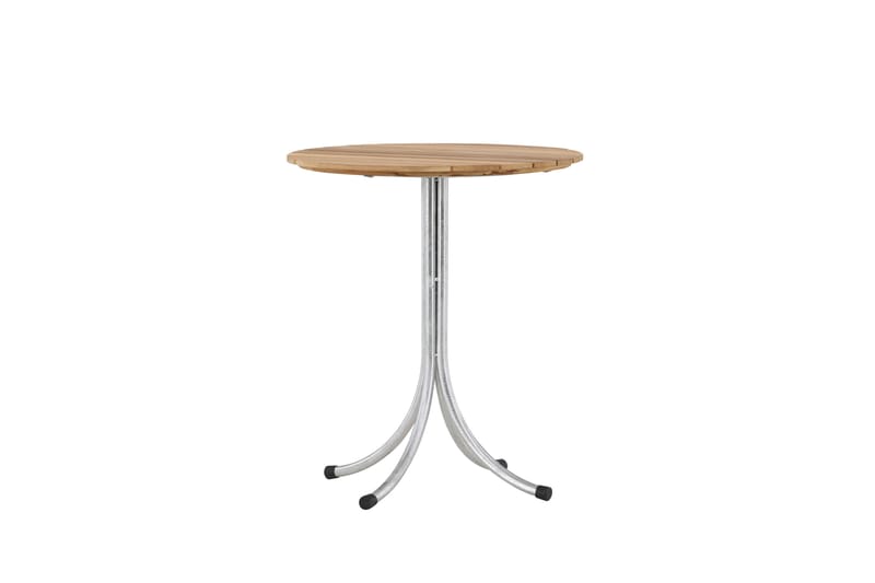 Holmsund Cafébord 65 cm - Natur/ Sølv - Havemøbler - Balkon - Balkonmøbler - Altanborde